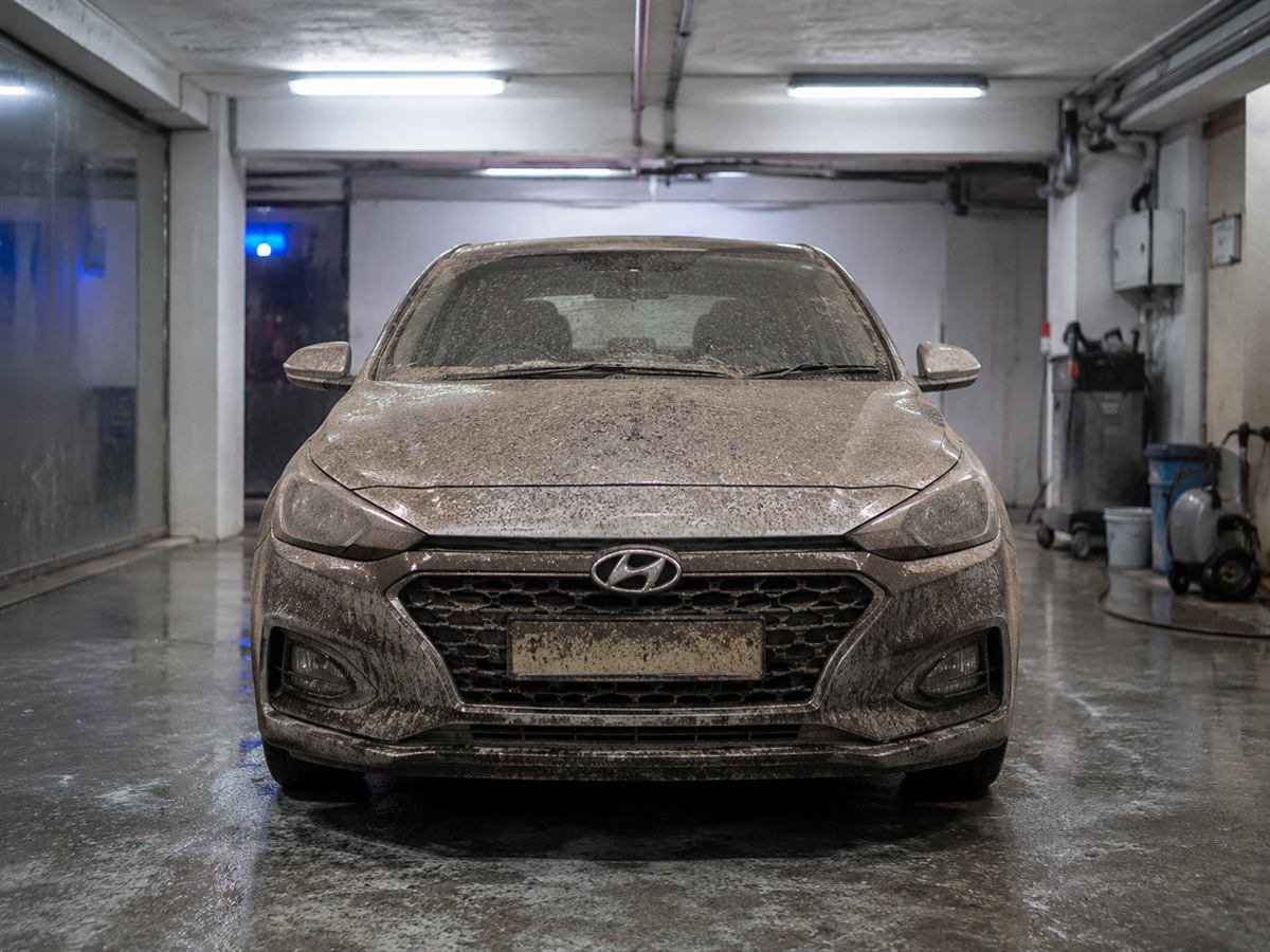 Car before detailing